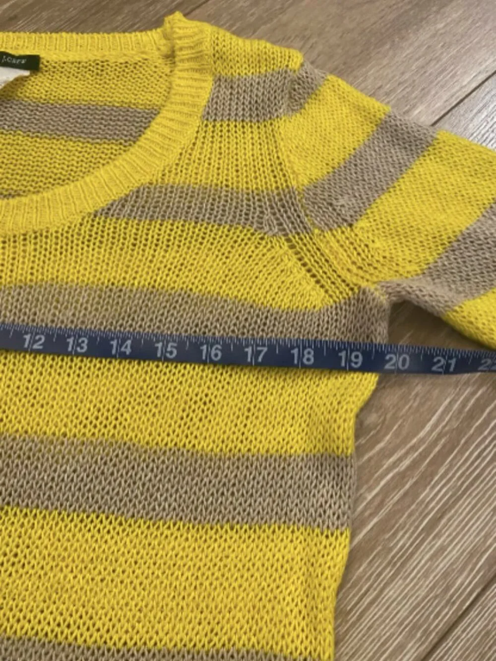 J.Crew Linen Beach Sweater in Stripe